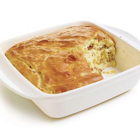 Bacon and Leek Souffle